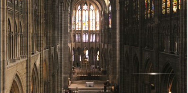 Oeuvre Vladimir Zbynovsky à la Basilique de Saint Denis - France